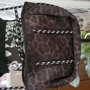NEW Leopard Neoprene bag with smaller bag included